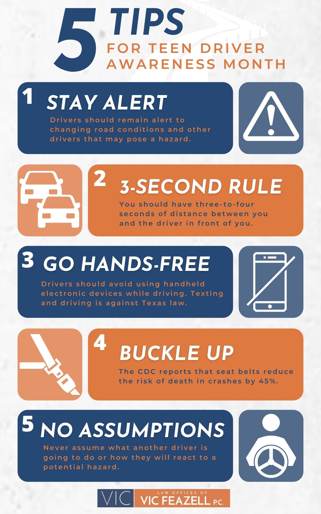 5 Tips for Teen Driving Awareness Month [Infographic]